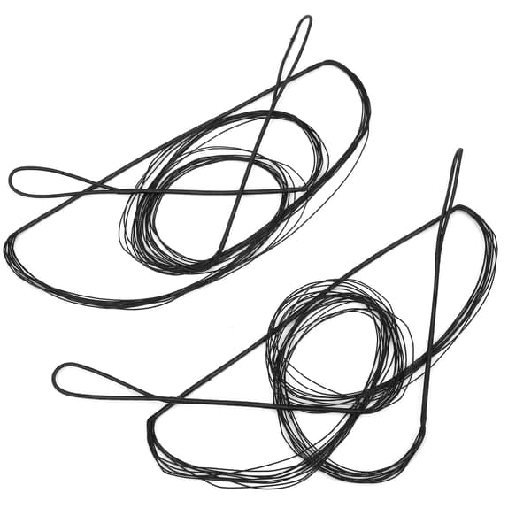 12 Strands Traditional Recurve Bowstring Polyester Replacement Accessory for Archery-FS-