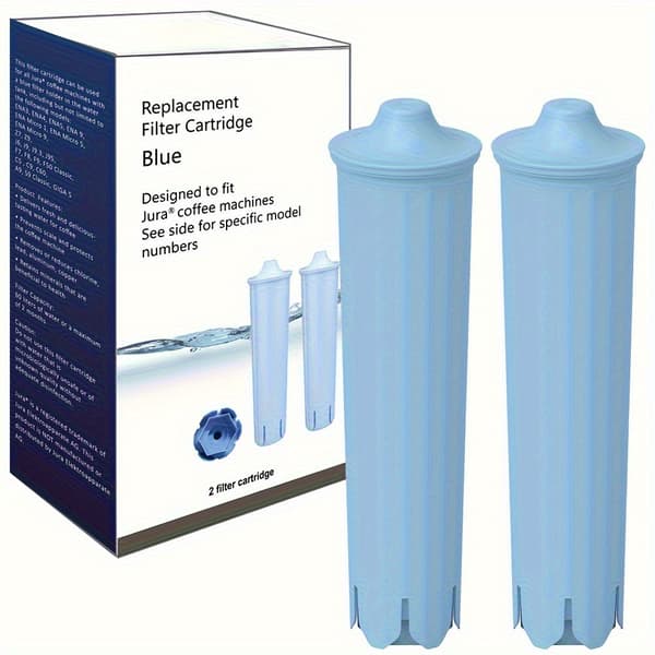 6-pak Jura Clearyl Claris til kaffemaskiner Blå Erstatningsvandfilter 4 PCS