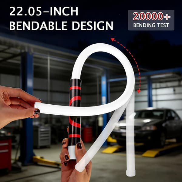 2026 Rechargeable Flexible LED Flashlight, Bendable Work Light 3 Brightness Levels for Car Repair Tight Spaces – High Lumen