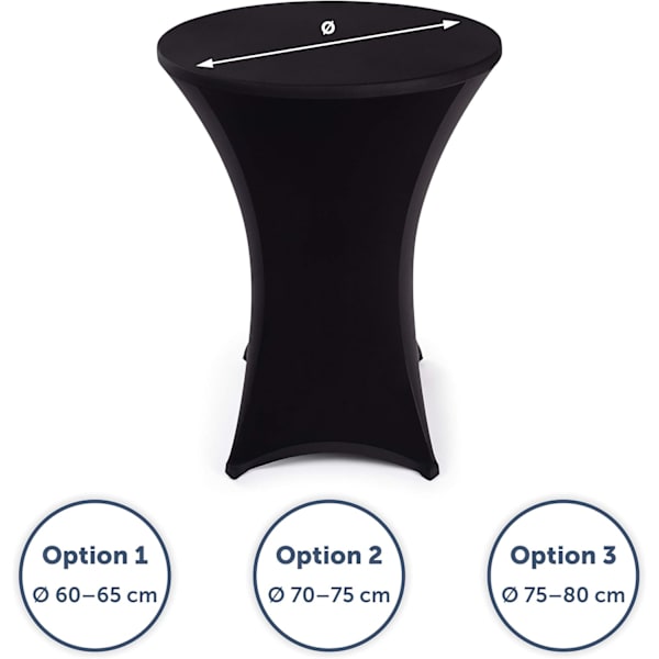 2-pack stretchöverdrag för ståbord - Eleganta ståbordsöverdrag-FS-