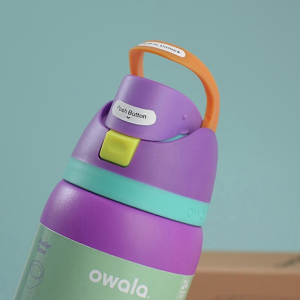 Stor 710ml Off-White Termosflaska för Äventyr violetR