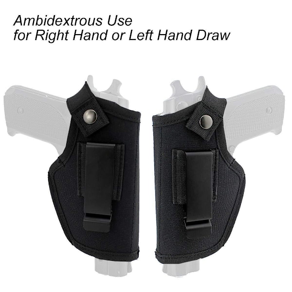 #2st Pistolholster Pistolholster Skjult belteholster for å bære alle lignende håndvåpen for jaktsport#