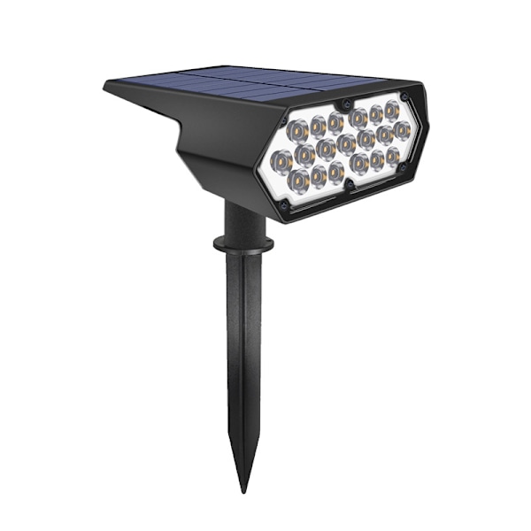 Solcellsdrivna Spotlights Utomhus 2-i-1 Solcellsvägglampor