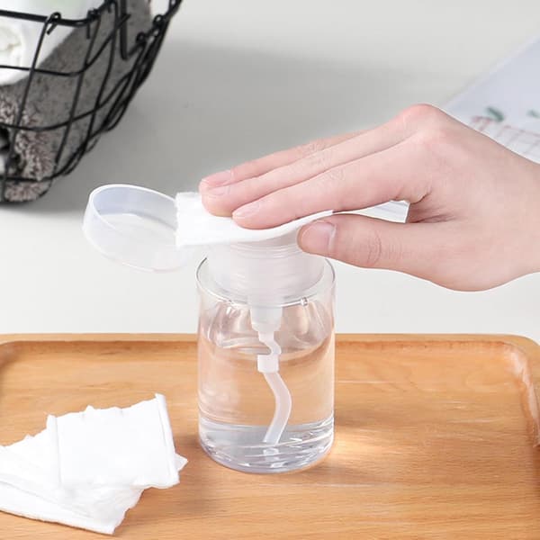 Pumpflaska 3 st 150 ml tom med lock, för kosmetisk vätskedispensering daglig reseanvändning