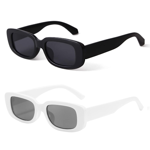 Rektangulära solglasögon för kvinnor Retro Driving Glasses?Mode