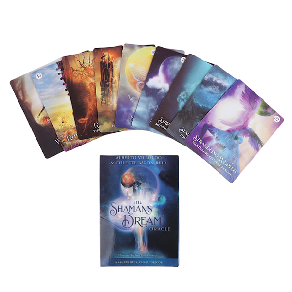 Shaman Dream Oracle -kort - Tarot-kort - Party - Ennustaminen - Divinat - Monivärinen Multicolor one size