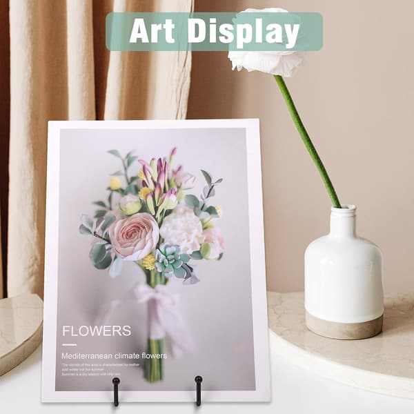 5 stk. Displaystativer 15 cm billedrammestativ, stativ til display, tallerkenholder displaystativ holder til billeder-FS-