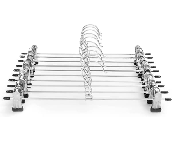 Bukse-/skjørthenger med klips 10-pakning 464