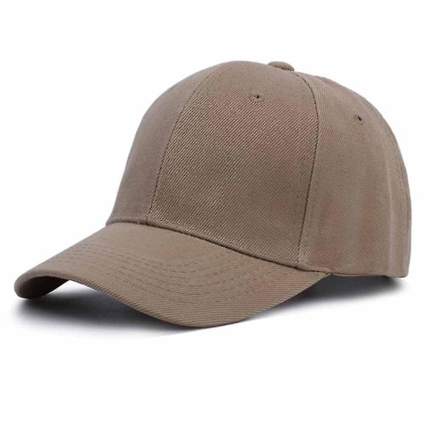 Trendig enfärgad justerbar keps Herr Kvinnor Sommar Solskydd Solhatt Street Hip Hop Peaked Kepsar Unisex Casual Hattar Khaki