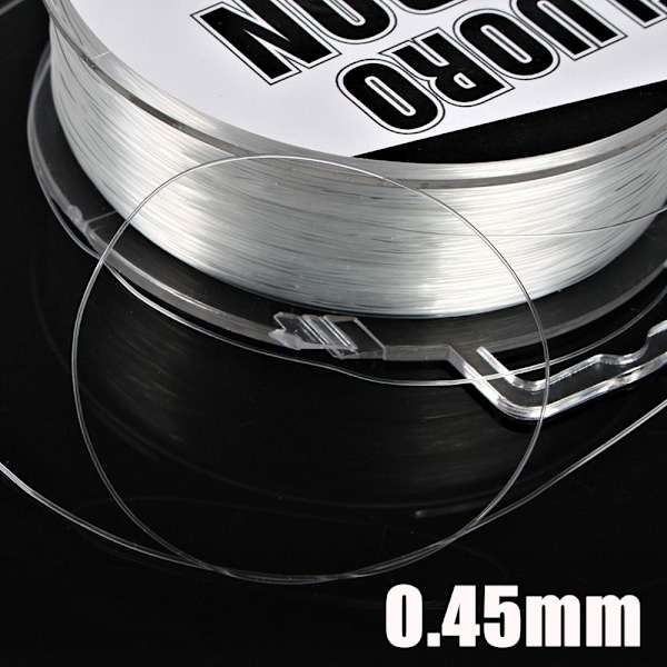 300M Fluorkarbon Fiskeline Stærk Tråd DIA.-0.45MM Dia.-0.45mm