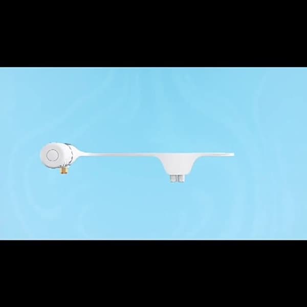 Bidet toalettfeste med 2 spraydyser, selvrensende justerbart vanntrykk enkel installasjon