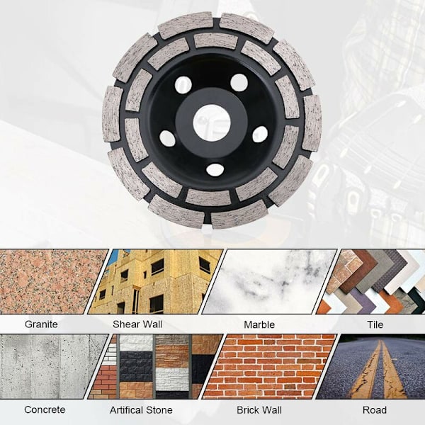Diamantskive 180mm Diamantslibeskive Betonslibeskive-FS-