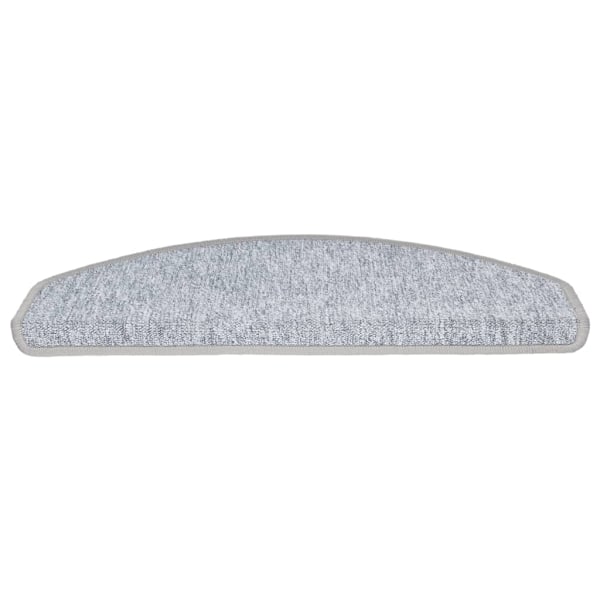 vidaXL 15 stk. Trappetrinmåtter grå 65x24x4 cm Grey grå