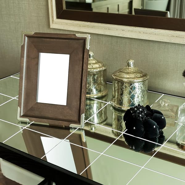 Self-Adhesive Acrylic Mirror, Flexible Plastic Mirror Tiles Wall Decals-FS- 15*15CM