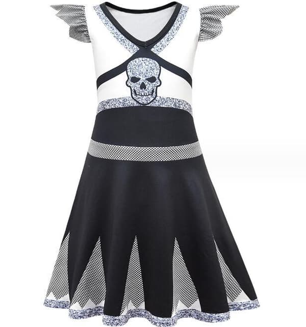 Halloween Cheerleading-uniformer för barn med gratis ärmar 130CM