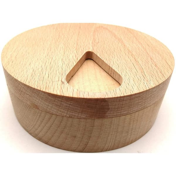 Träpillerlåda 7 dagar anpassad case organizer behållare av naturligt trä -