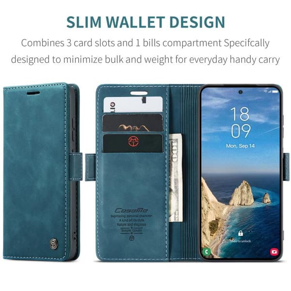 Samsung Galaxy S26 Ultra 5G Case - CaseMe 013 Multifunctional Horizontal Flip Leather Case