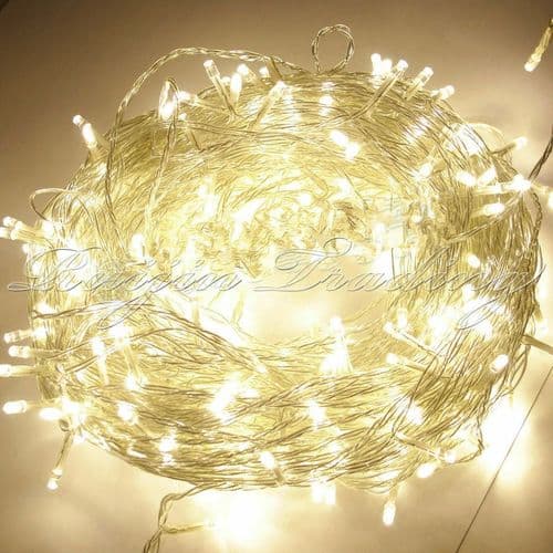 100M 600 LED ljusslinga karneval bröllop utomhus inomhus trädgårdsbelysning