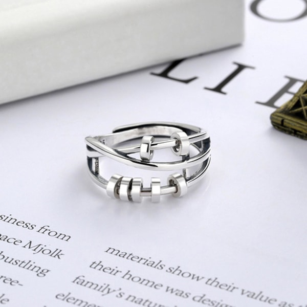 Kvindernes Spinderinge Angst Fidget Ring Angst Ring