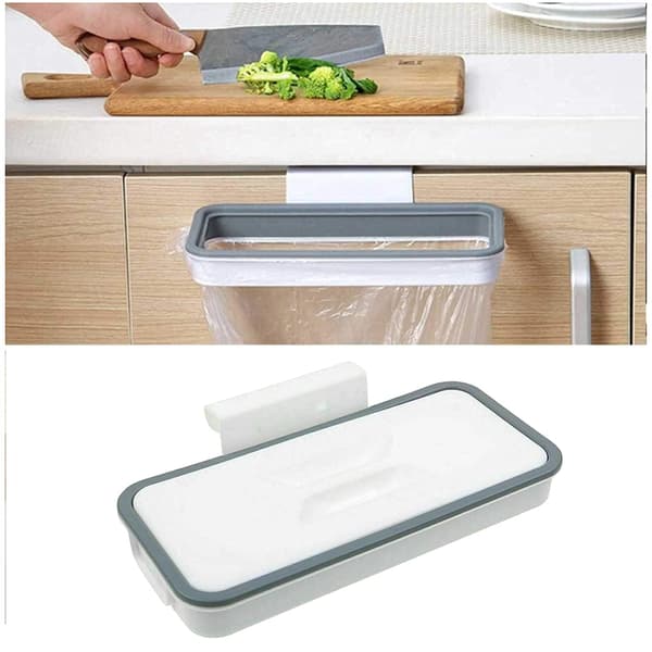 Plastic Bag for Hanging Trash Bag - Wall-Mounted Trash Can for Kitchen