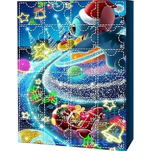 1 st (Stitch) Julkalender Olika Stilar 24 Dagar Christ-FS-