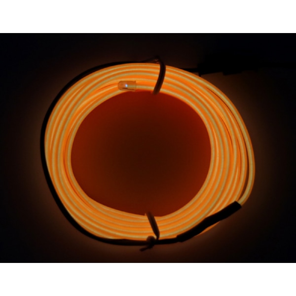 Glowstrip 500cm Oranssi-punainen luo miellyttävän hehkuvan neonvaikutelman 65 Orange