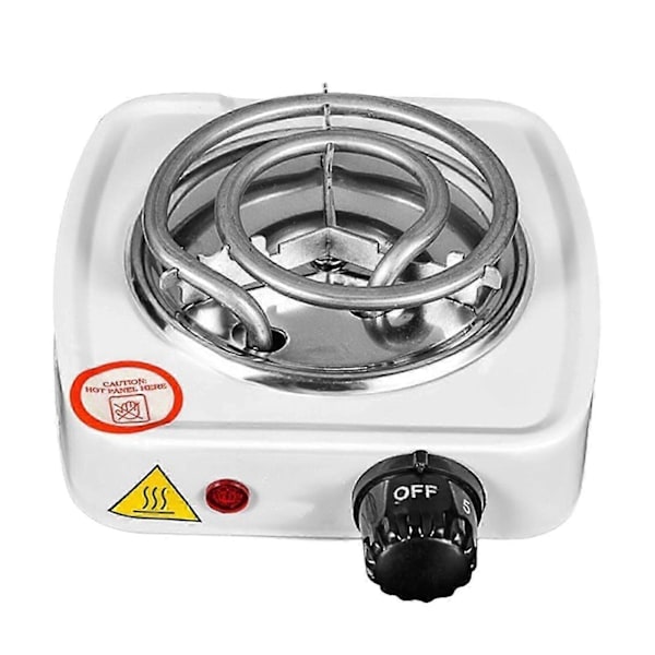 Bärbar Elektrisk Kokplatta med Indikatorlampor Praktisk Spis[YJD]-FS3- Single 500W White