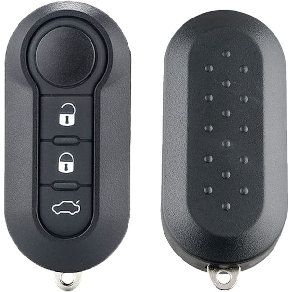 Bilnyckel med 3 knappar 433 MHz fjärrnyckel för Fiat 500 L MPV Ducato för Cit-ro-en Jum-per för Peu-ge-ot Box-er - Modell 2 + Marelli BSI