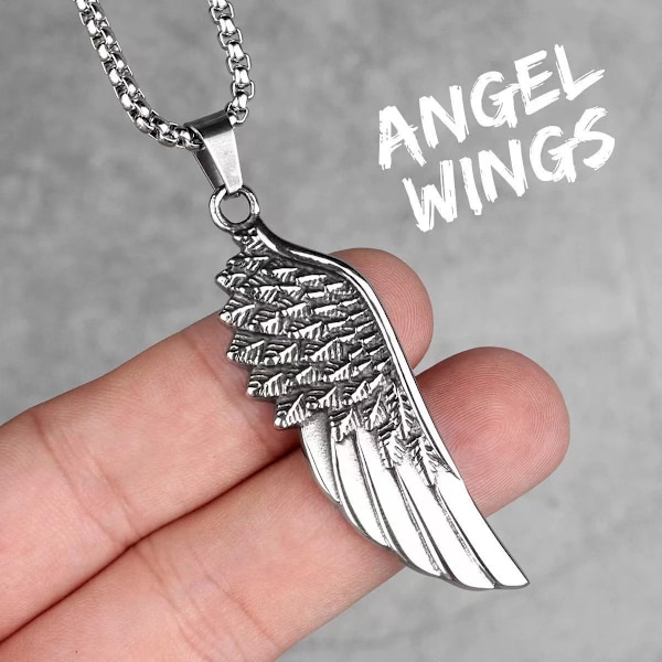 Halskjeder Dame Anheng Engelvinger Symbol Boho Trend