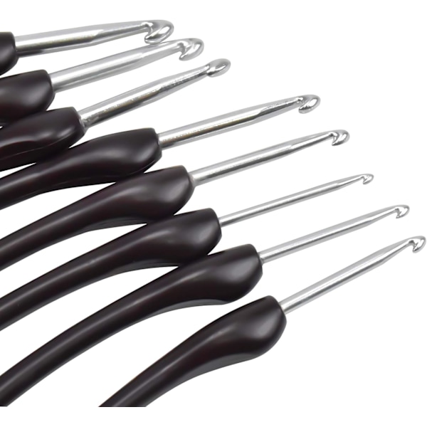 8-delars Sticknålsset, Virknålar, Mjuk Aluminium