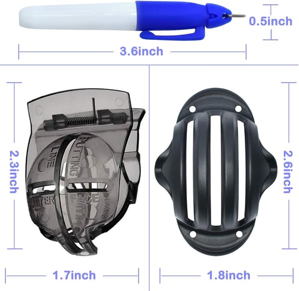 6-pack golfboll linjemarkeringsverktyg golfboll linjal golfboll-FS-