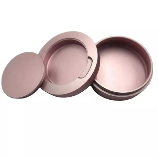 Aluminium snusdosa för alla snussorter med förvaringsfack Black Svart