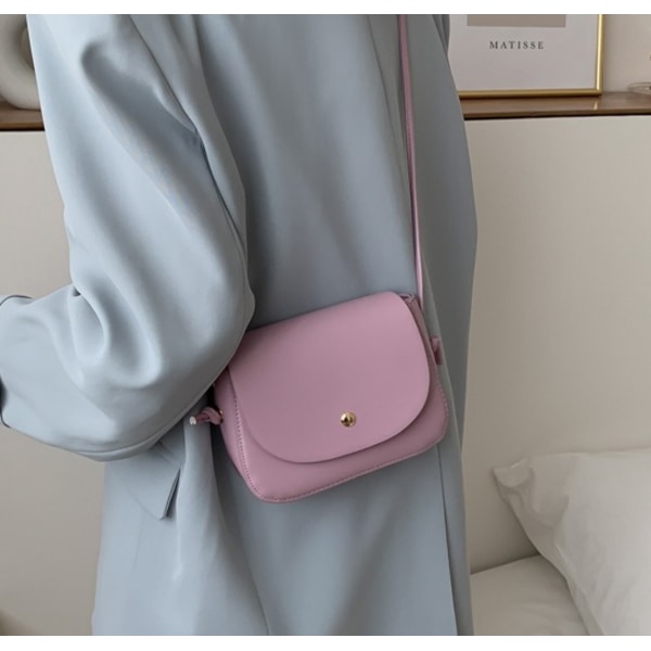 Sommar Mini Kedjeväska Liten Fräsch Mode Enkel Messenger Väska Dam (lila)-FS2-