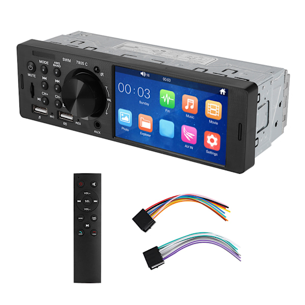 4 tuuman auton Bluetooth MP5 HD -kosketusnäyttö Stereo FM-radiomusiikkisoitin 12V-XF10- 0.5