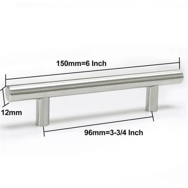 10 pcs T-shaped Handles 10*96*150mm Knobs with Screws Cabinet Drawer-FS-