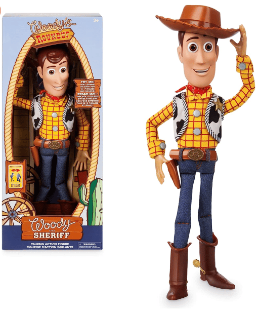Interaktiv snakkende actionfigur, 38 cm, med over 10 engelske fraser, samhandler med andre figurer, avtakbar hatt