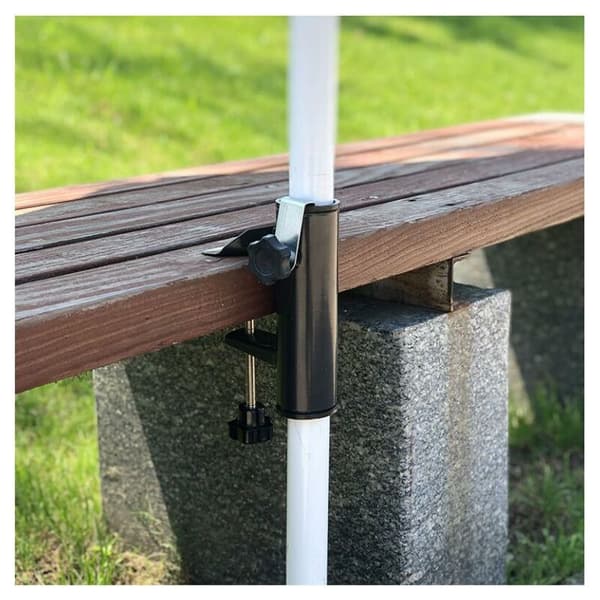 Balcony Parasol Holder, Garden Parasol Fixing Clamp, Table Balcony Parasol Holder Clamp Parasol Decorative Bracket