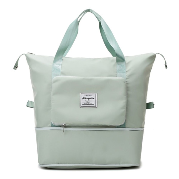 Stor hopfällbar resväska för kvinnor Light Green
