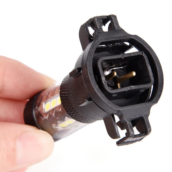 2x PSX24W H16 5202 Super Hvit 160W LED 144 SMD Tåkelys-FS-