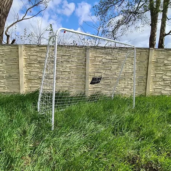 Metal Football Goal with Target Sheet - 240x170cm Multicolor multifärg