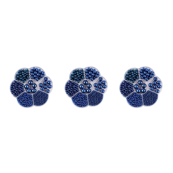 1/2/3/5 1150 st DIY-pärlor för att göra vackra smycken blå blue 3PCS
