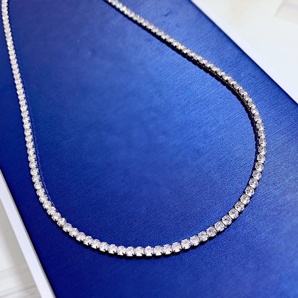 Halsband med hänge 925 silver grundkrage 1,3 mm krage dam