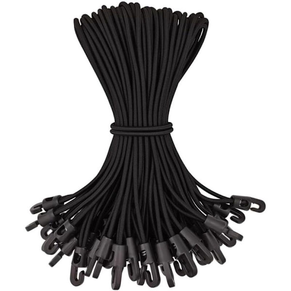 50-pack Rubber Straps with Hooks, High-Quality Rubber Straps with Hooks for Pool Covers-FS-