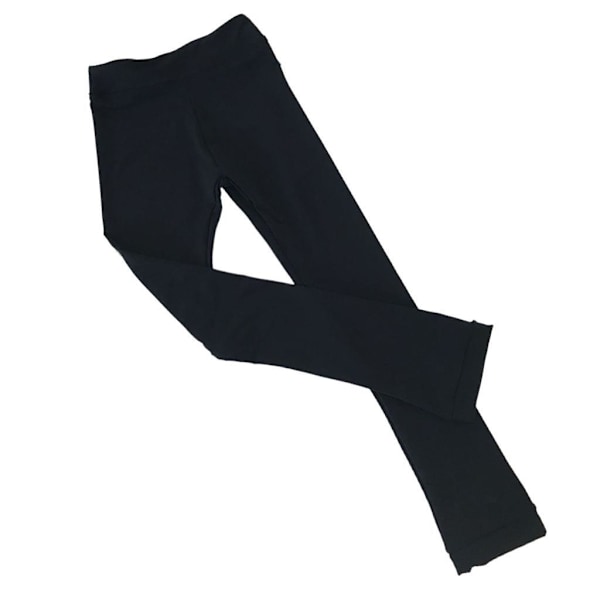 1/2/3/5 Skøjte Tights Krystal Glitrende Bukser Kunstskøjteløb Pure Black 160cm Pure Black 160cm 1 Pc