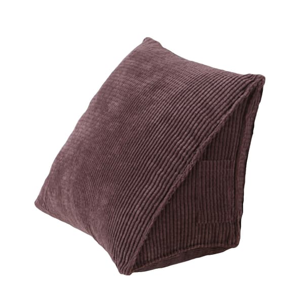 Triangle Pillow Comfortable Reading Pillow With Zipper Pocket Triangle Wedge Pillow Small Back