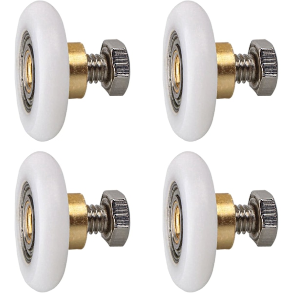 Shower Door Roller, Roller Wheel for Shower Door Sliding Rollers Door Replacement Wheels for Roller 4pcs (20MM)-FS-