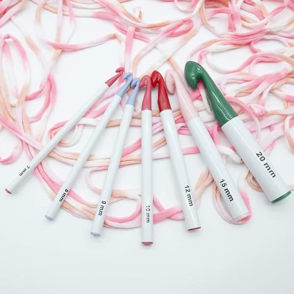 Crochet Hooks Large 20mm 15mm 12mm 10mm 9mm 8mm 7mm. Ergonomic Crochet Hook. Plastic-FS-