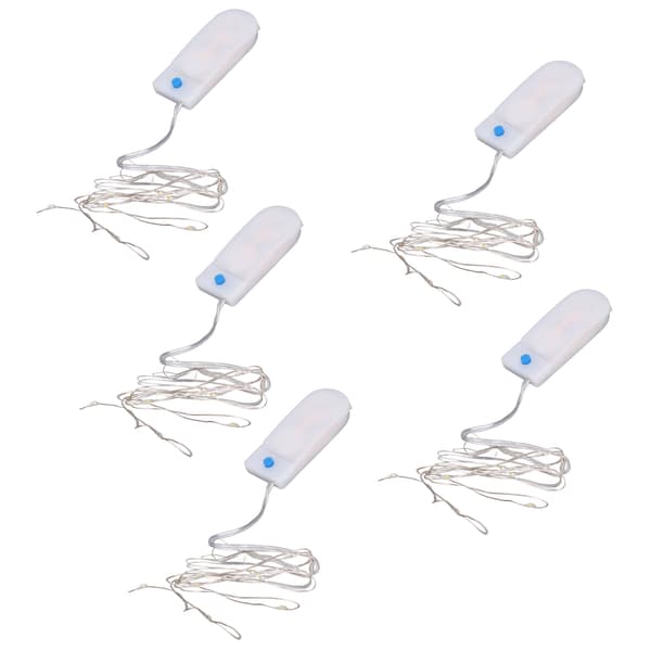 5 Pcs Mini LED Lights Romantic Elegant Lightweight DIY Making Convenient Decorative Accessories for 1/12 Dollhouse-FS- 0.1