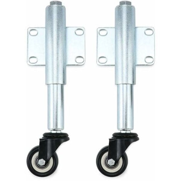 2 stk rullende hjul med fjær, hjul for tunge grinder-X42-