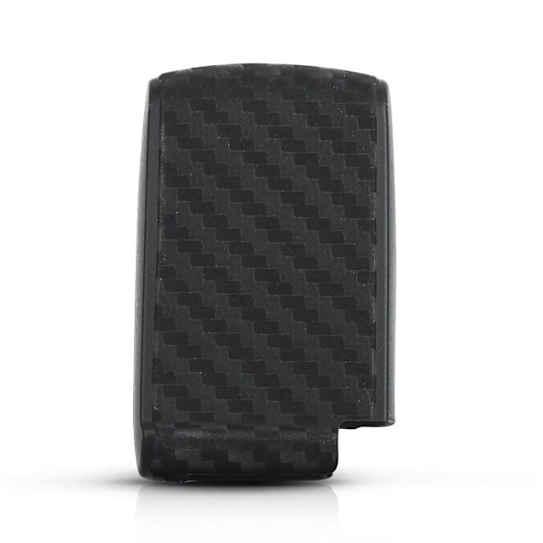 Silikon Kolfiber Bilnyckelfodral för Toyota Prius Svart Black one size